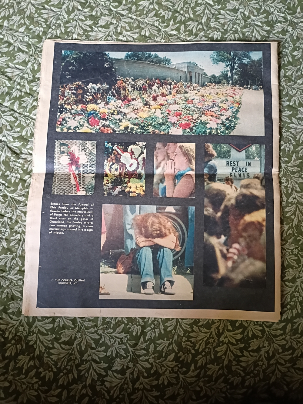 Elvis Newspaper Insert - Picture 2 of 3